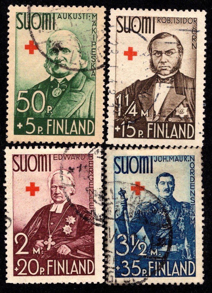 Finland Scott B27-B30 Used.