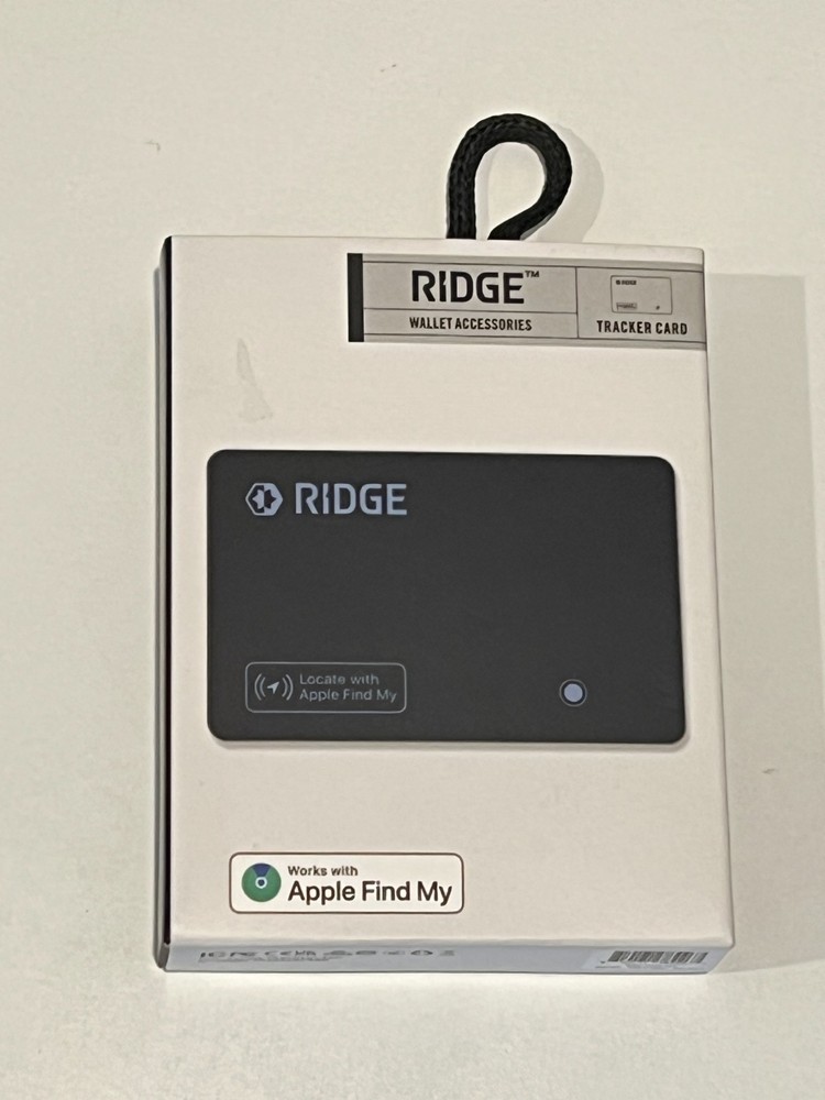 The Ridge Wallet Accessories Tracker Card OPEN BOX