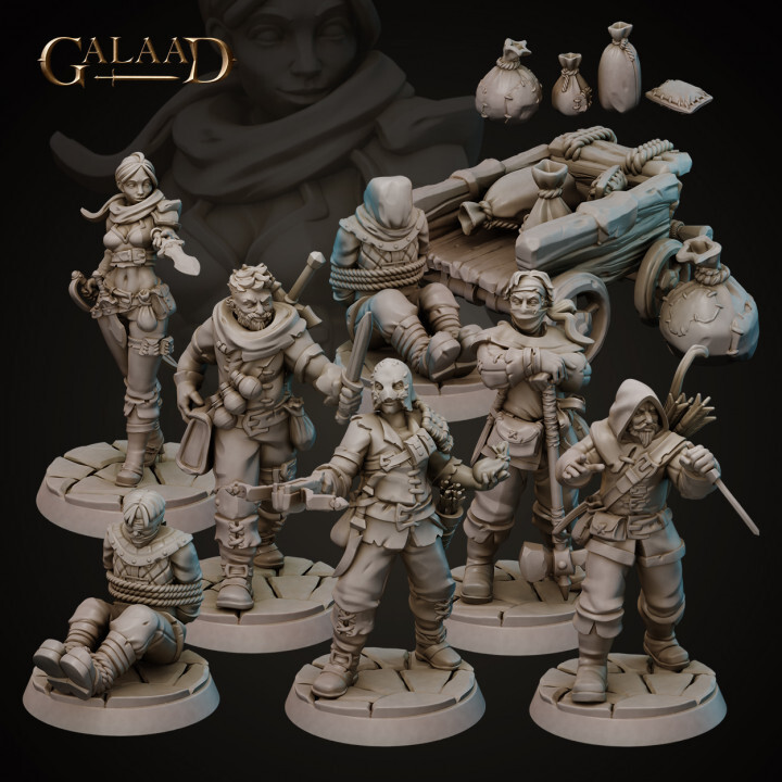 Bandit Raid Set | Galaad Miniatures