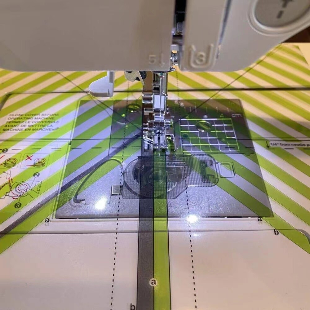 Clearly Perfect Angles-Presser Foot Angle Auxiliary Tool