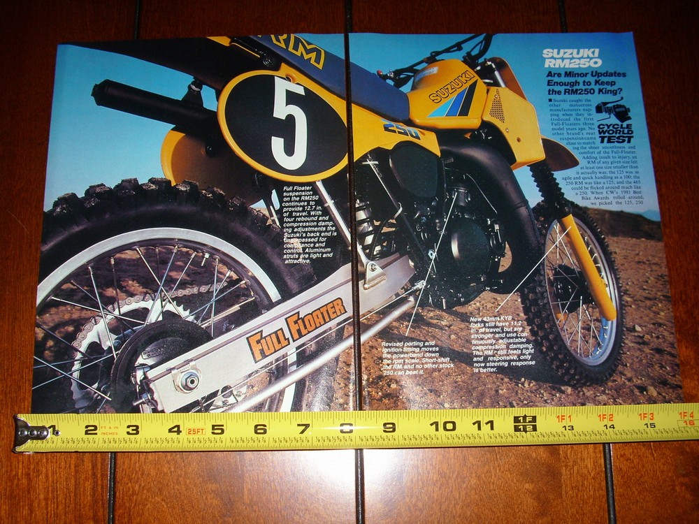 1983 SUZUKI RM-250 ORIGINAL ARTICLE