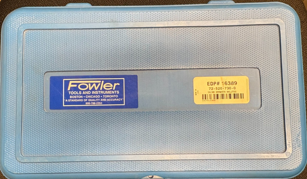 Fowler High Precision Dial #72-520-757-0
