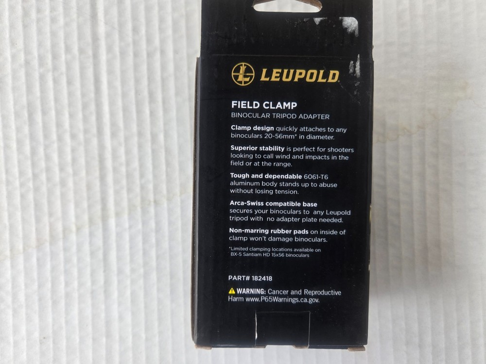 Leupold Field Clamp Binocular Tripod Adaptor