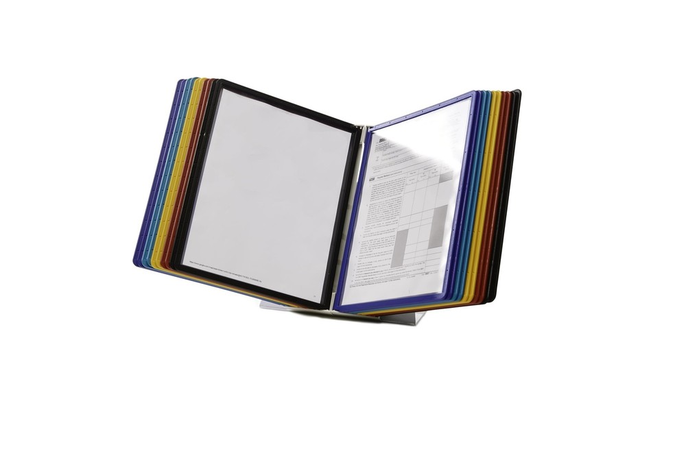 Durable VARIO 40 Pocket Desktop Reference System - Letter Size 20 Double-Side...