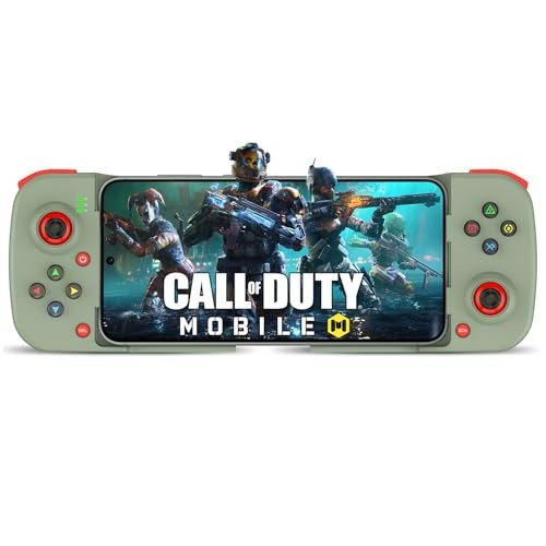 Phone Controller for iPhone/Android Support Phone Case, Mobile Gaming Green