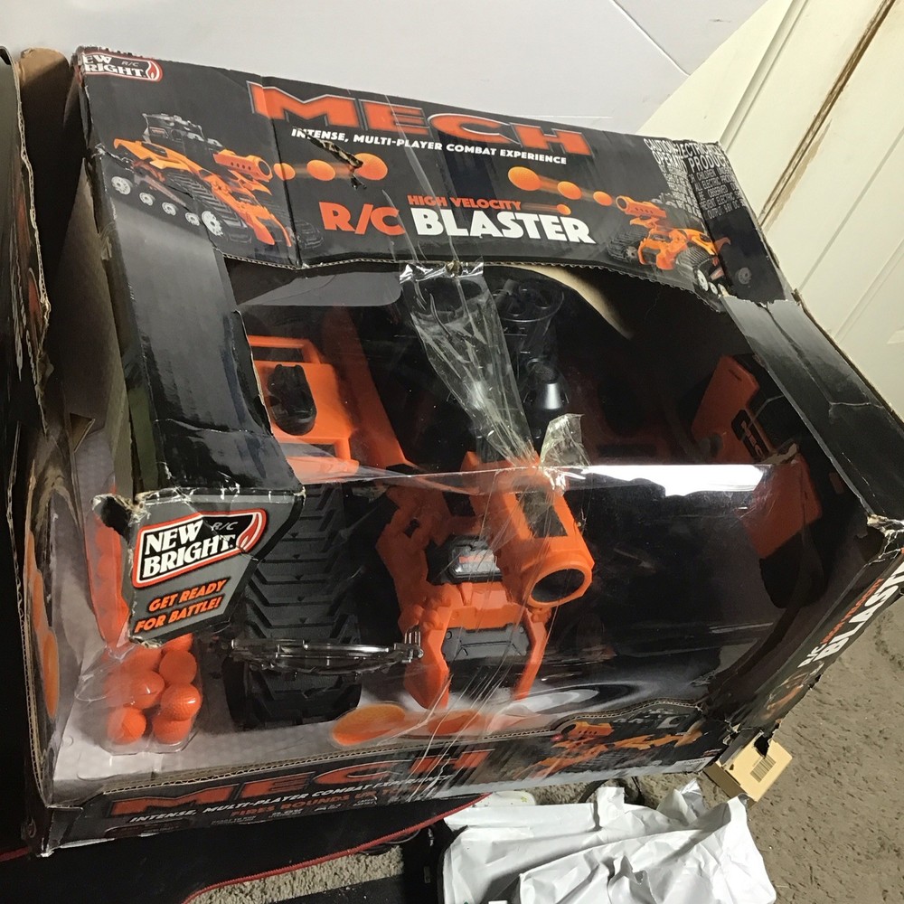MECH High Velocity RC Blaster Damage Box New Untested Broken Piece