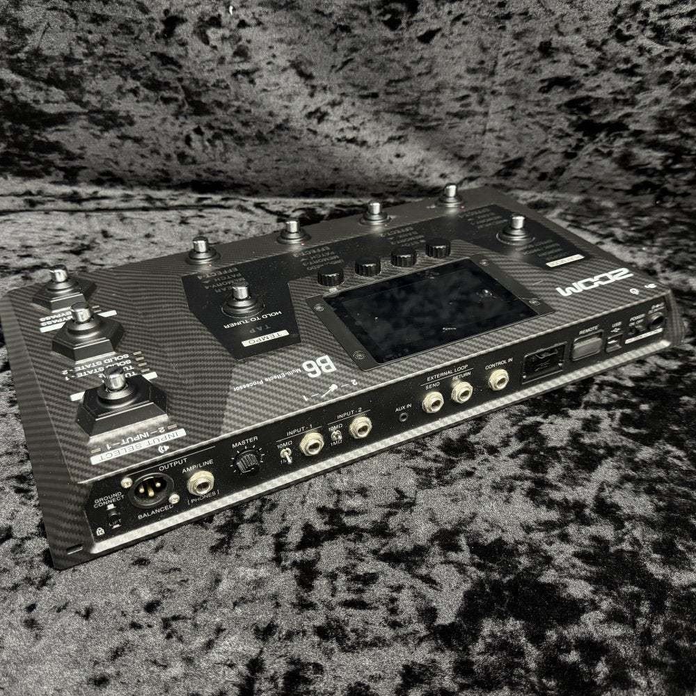 Zoom B6 Bass Multi-Effects Processor DI Modeling 2-Input IR Used