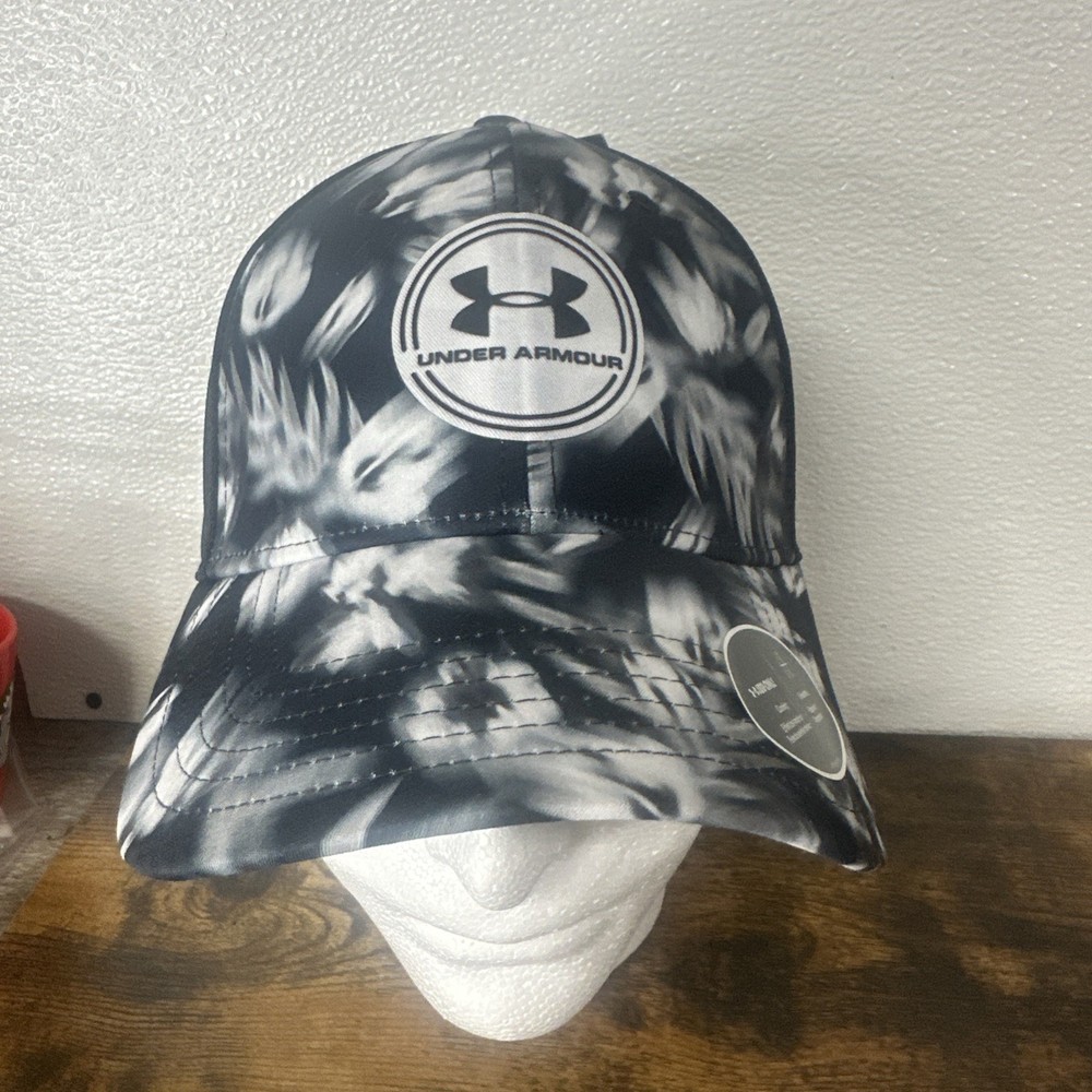 Under Armour Black ISO Chill Adjustable Back Golf Hat Cap