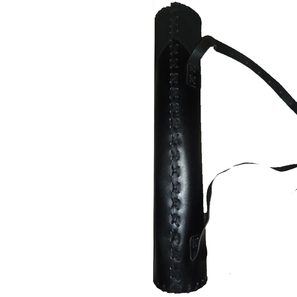 Leather Hunter Quiver Black - LARP Quiver Y636