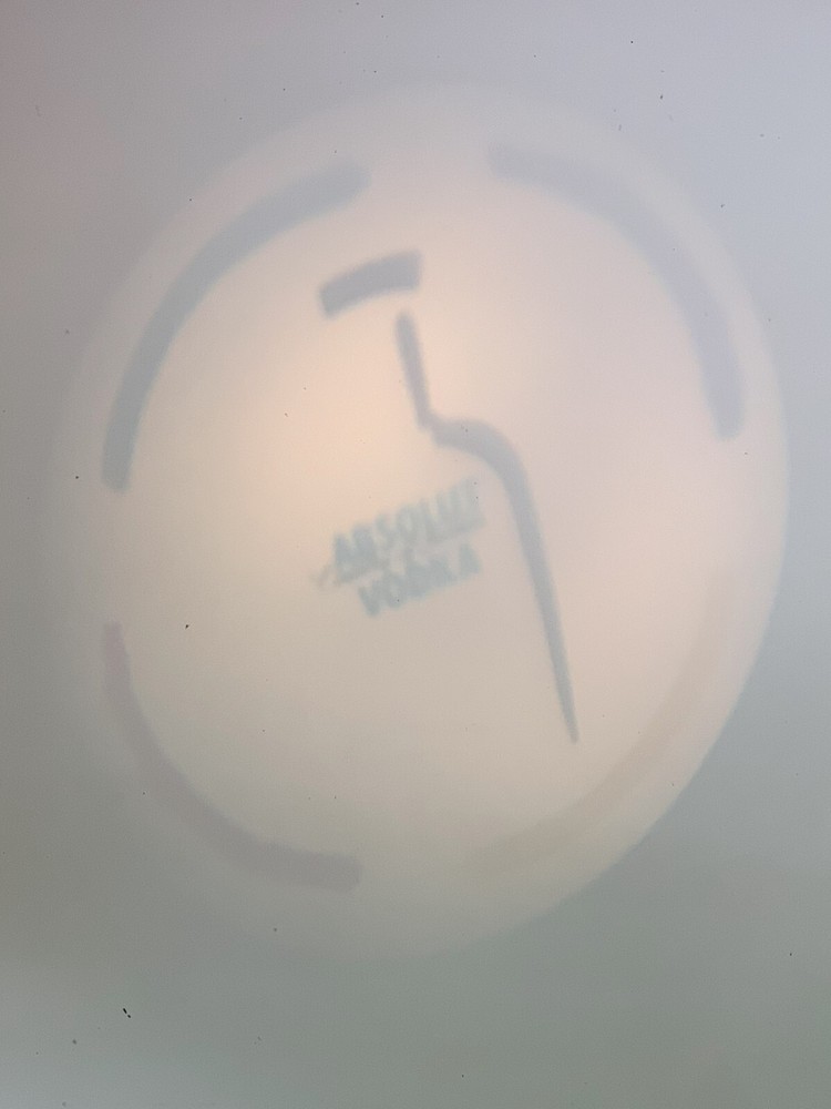 Absolut Vodka light beam