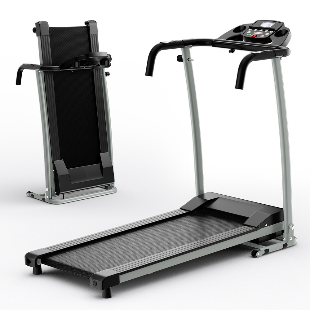 Folding 2 HP Treadmill Motorized Running Machine 12 Preset Program & LCD Display