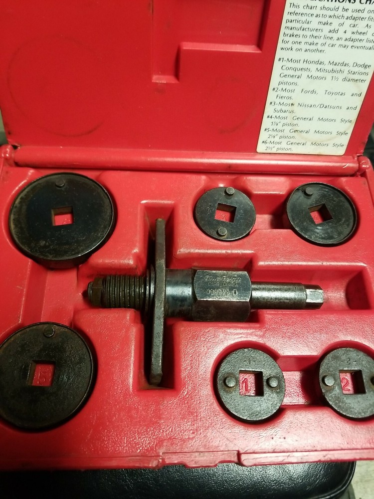 Blue-Point Tools USA 7pc Universal Brake Caliper Adapter Tool Set - Model YA8610