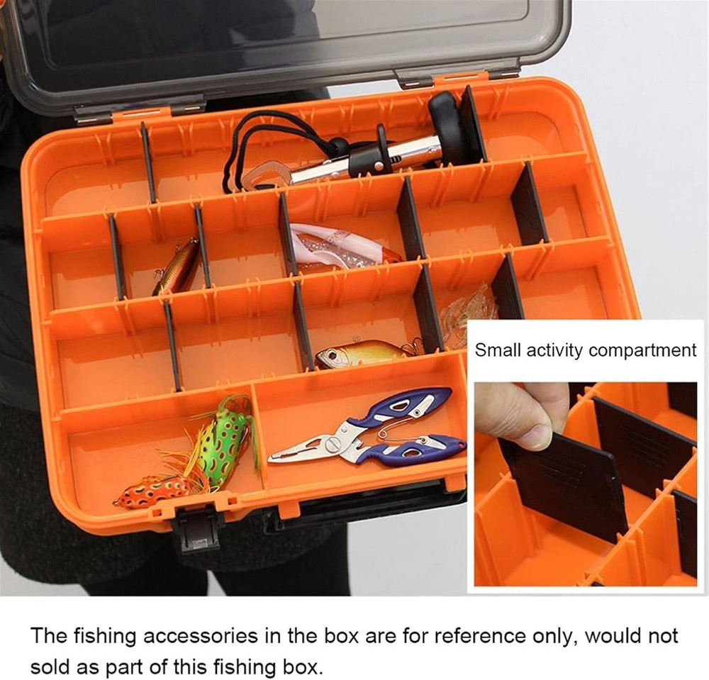 Tool Boxes Multifunction Tool Box Double Sided Thickened Large Tackle Boxes Hard