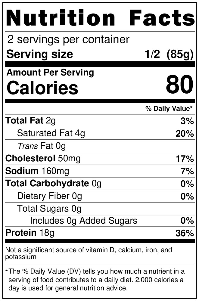Freeze Dried Chicken Breast Chunks (Uncooked)