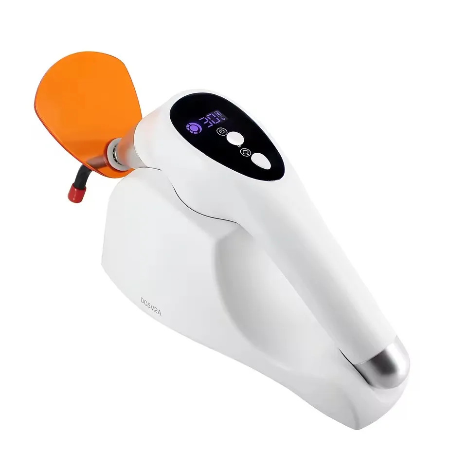 Dental Curing Lamp Wireless 5W High Power 1 Second Caries Detection 2000mw