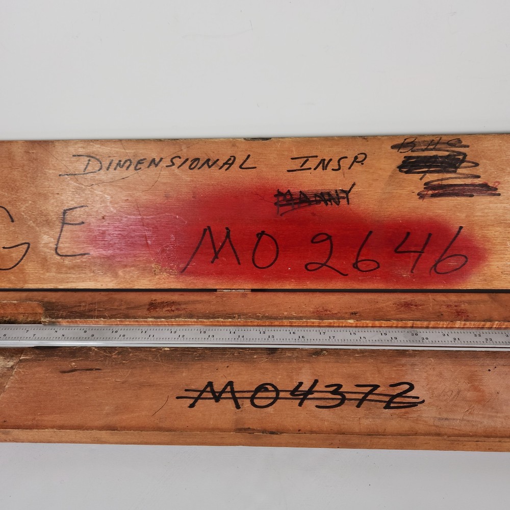 Starrett No. 123 Vernier Caliper 26" Long Hardened & Stabilized Master Bar