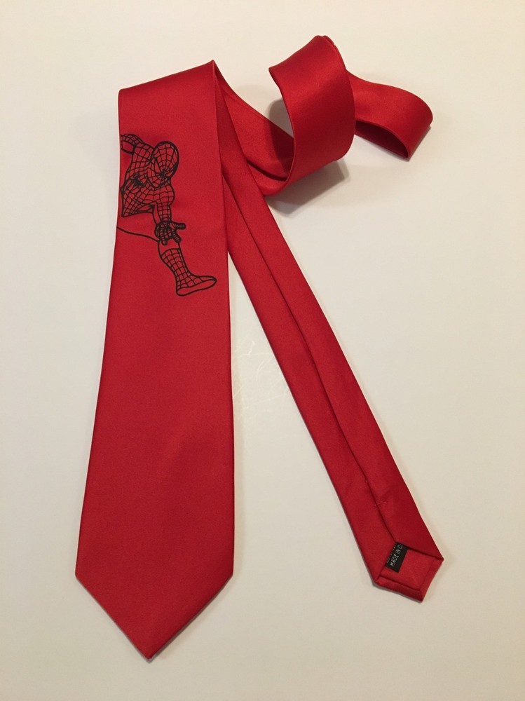 Spider Red Necktie