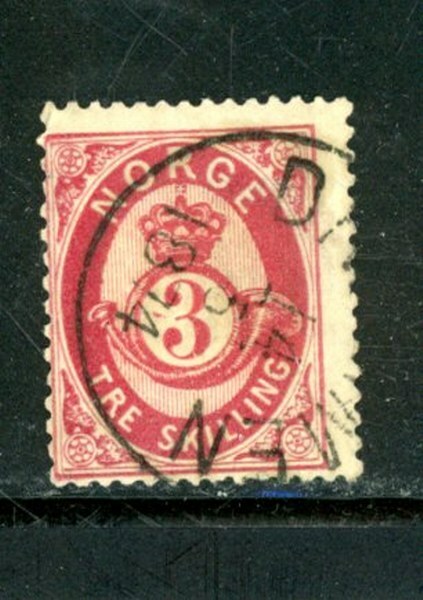 Norway Scott # 18 - Used - CV=$35.00