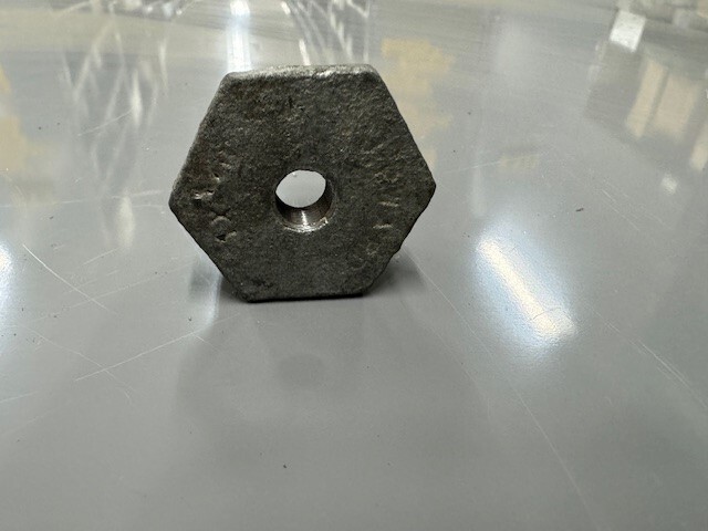 Galvanized Hex Bushing 1" x 1/8" Sold/pc