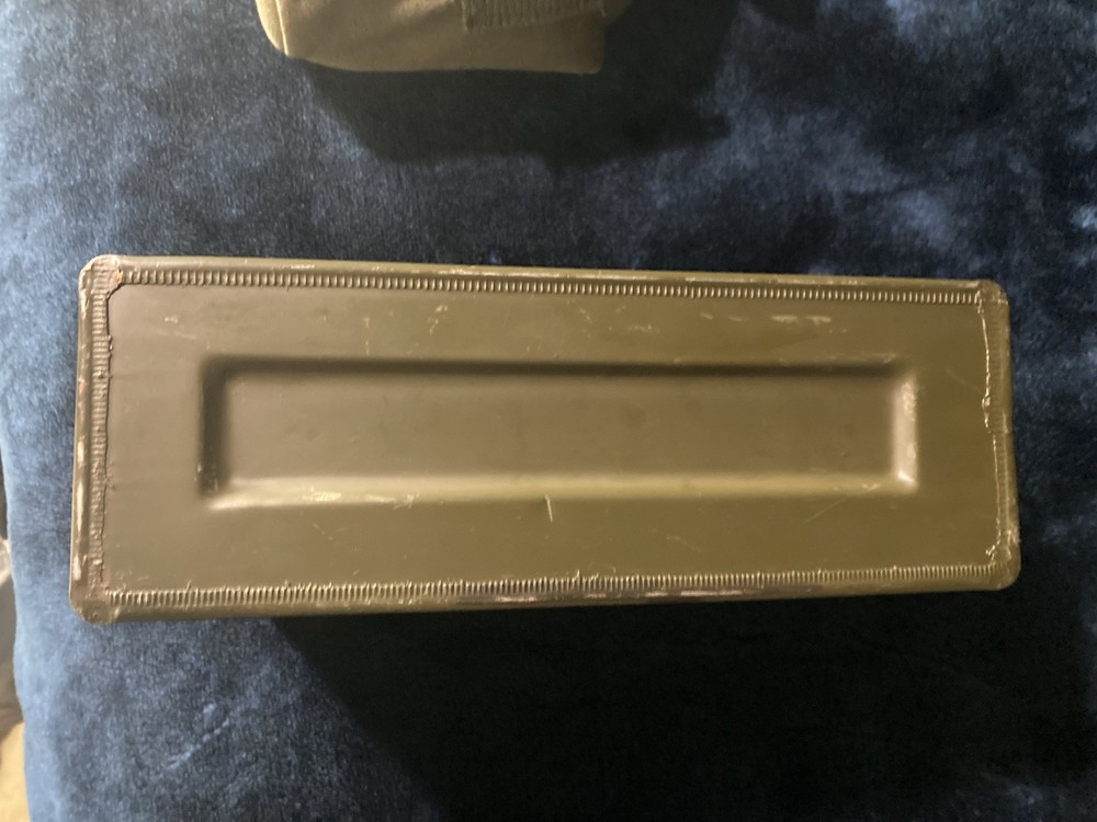 Metal Ammo Case Can – Green