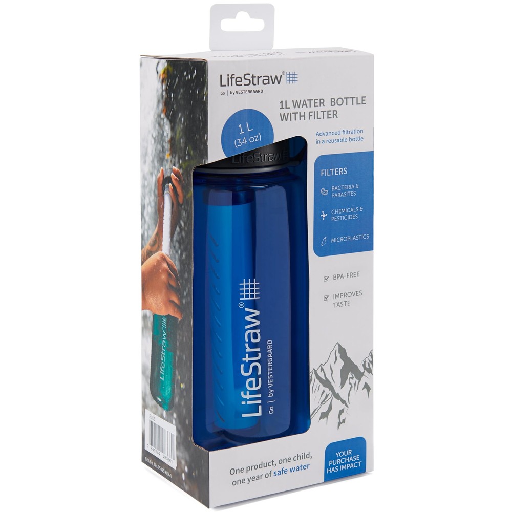 LifeStraw Go 1L Water Filter Bottle