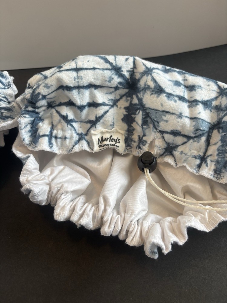 Marley’s Monsters Indigo Shibori Pan Covers Small & Medium