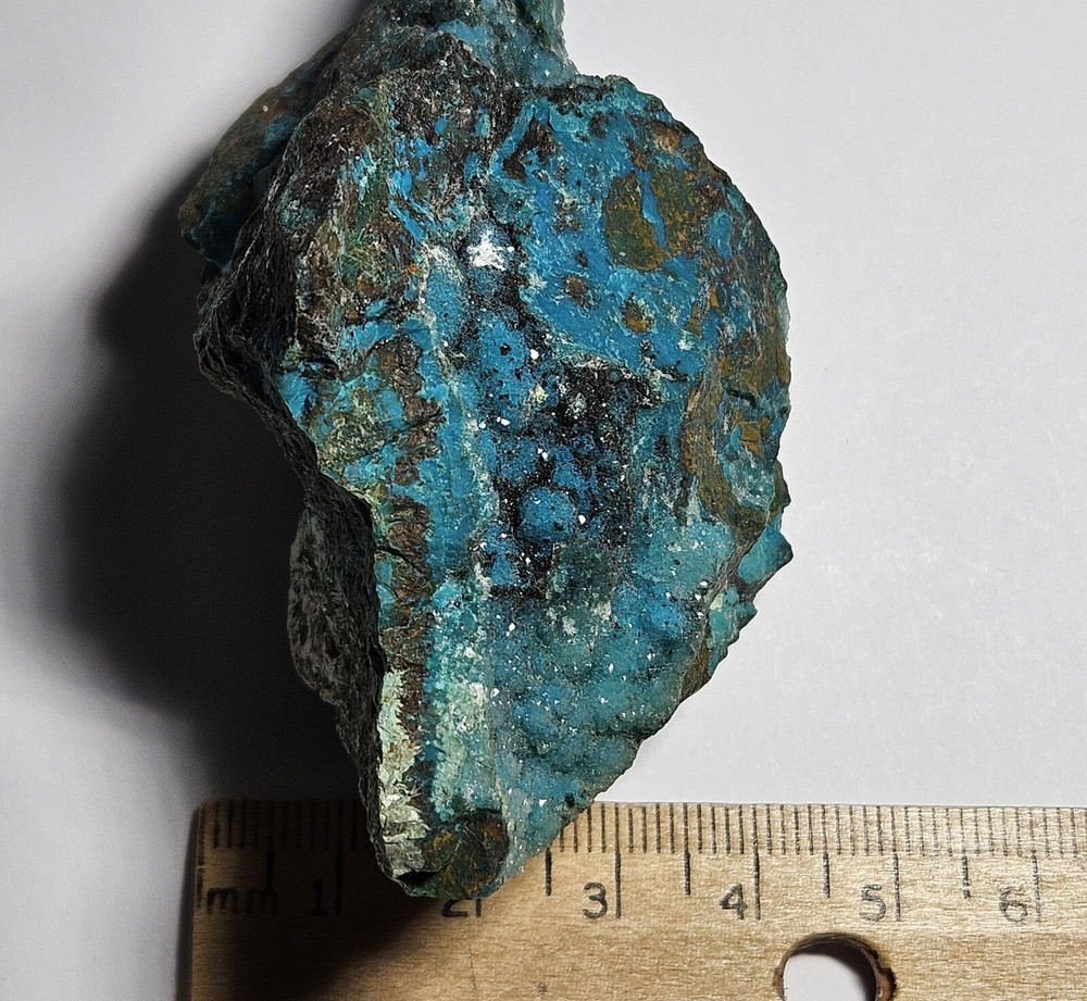 Quartz Over Chrysocolla Mineral Specimen Inca Del Oro Chile