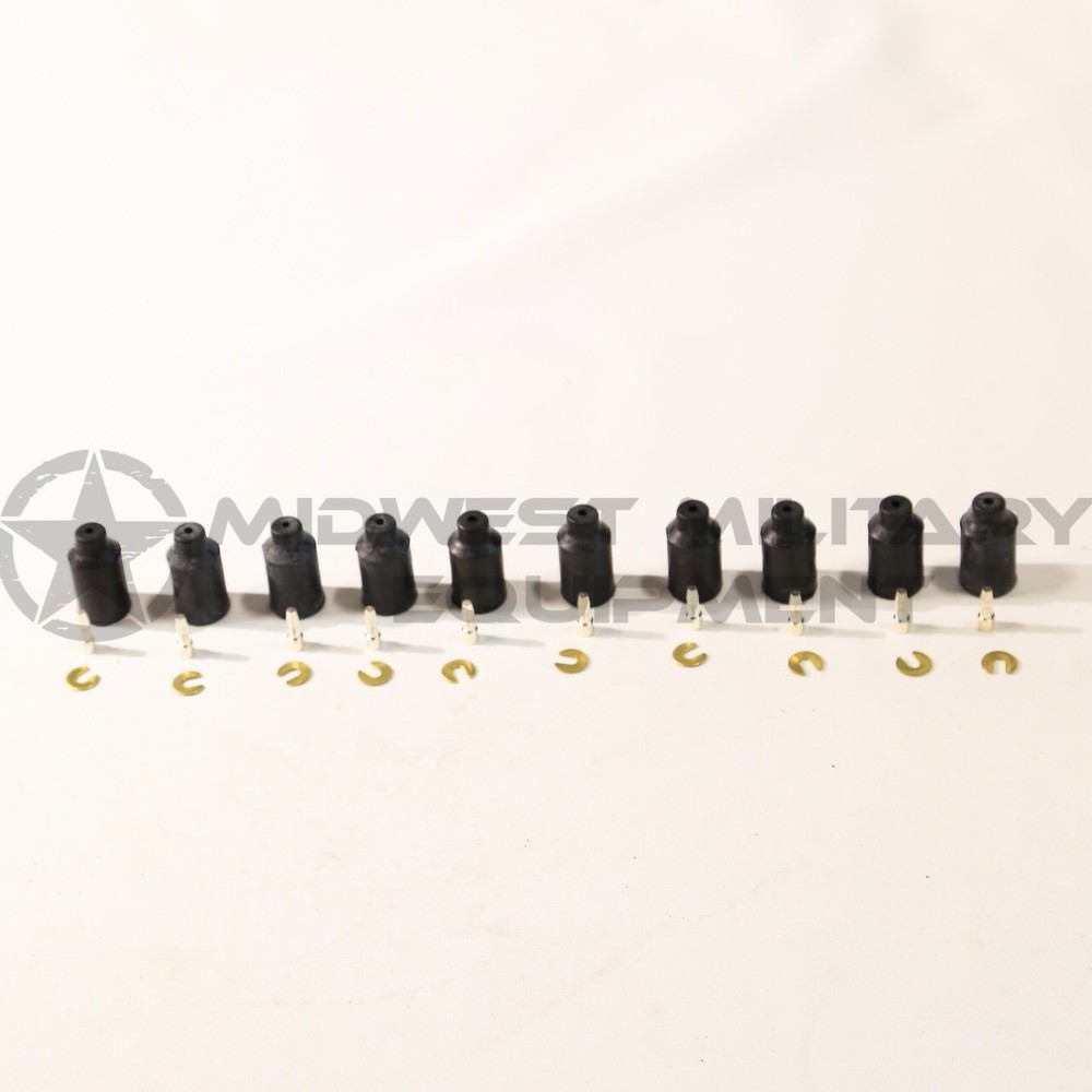 FEMALE MILITARY ELECTRICAL SHELL CONNECTORS 10 PACK - HUMVEE CUCV M998 M151A1