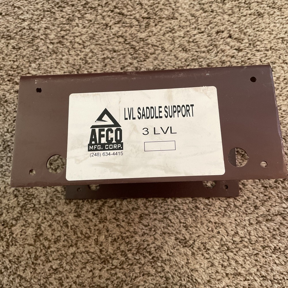 AFCO Manufacturing 3 LVL Saddle Support