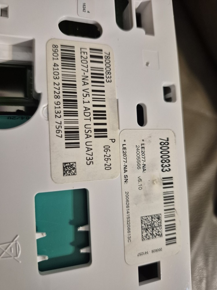 DSC Impassa Self-Contained 2-Way Wireless Security System - SCW457LEADT Untested