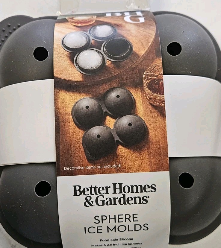 Better Homes & Gardens Silicone Sphere Ice Molds