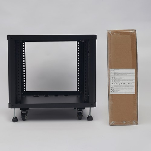 9U Rolling Server Rack Locking Network Cabinet Box Data Enclosure
