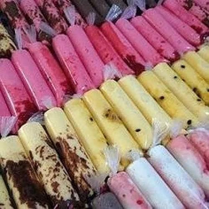 3" x12" 200pcs Ice Pop Bags, Clear, Plastic, Polyethylene, Rectangular, BPA Free