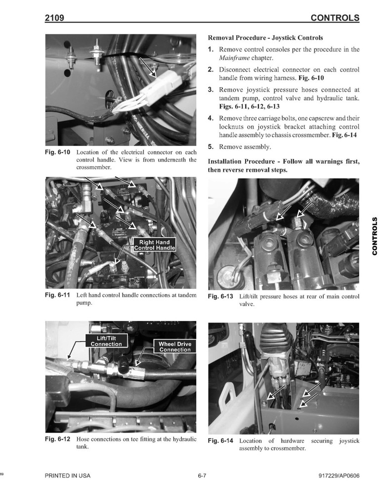 2109 Skid Loader Technical Workshop Manual Mustang 2109
