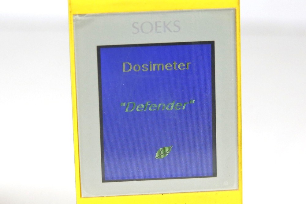 *RARE* - SOEKS DEFENDER DOSIMETER GEIGER COUNTER - IN ORIGINAL PACKAGING