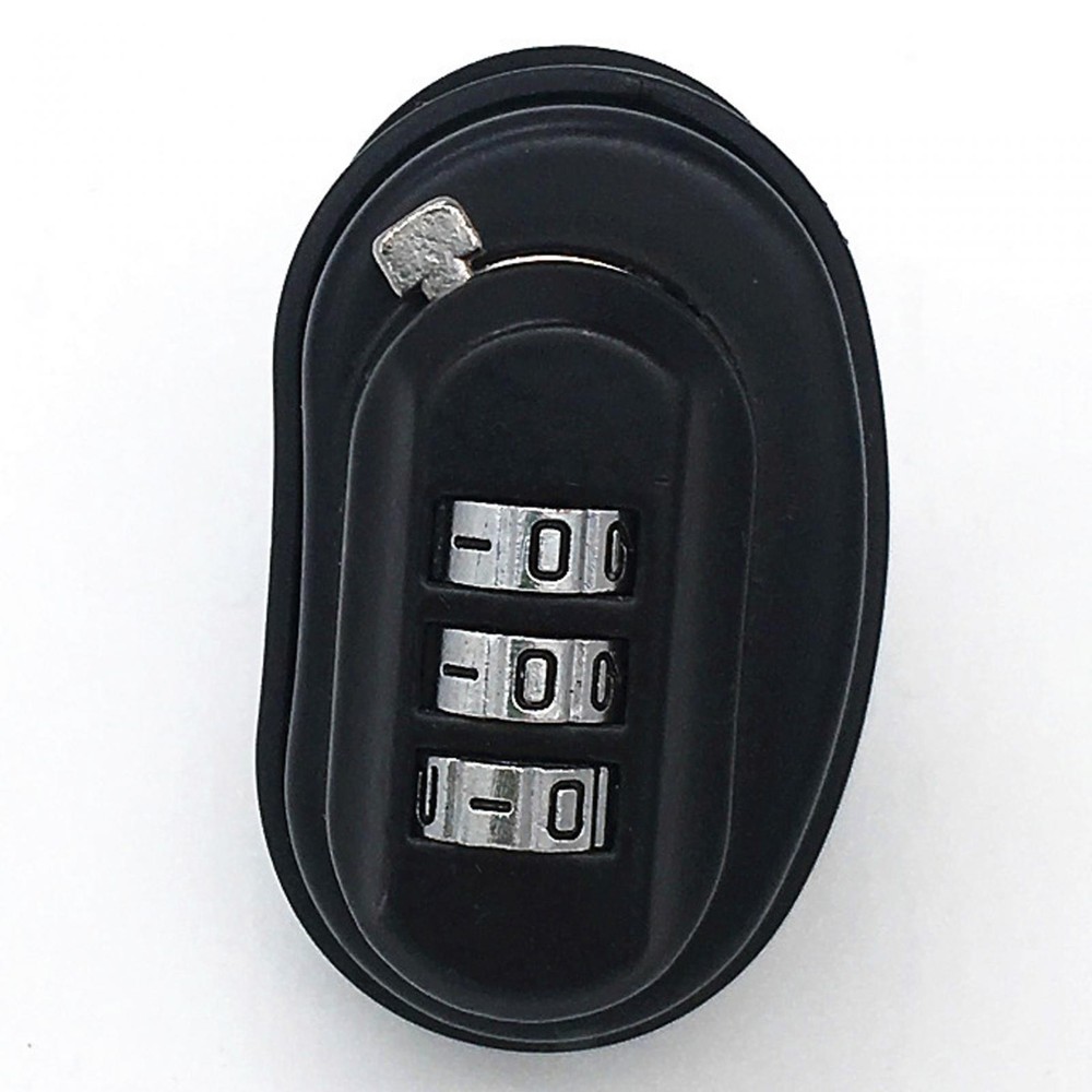 Combination Lock Padlock 3 Digit Accessories Universal Resettable Portable
