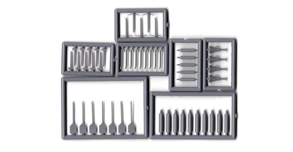 HO Scale Tichy Train Group 8290 Assorted Tools (49) pcs
