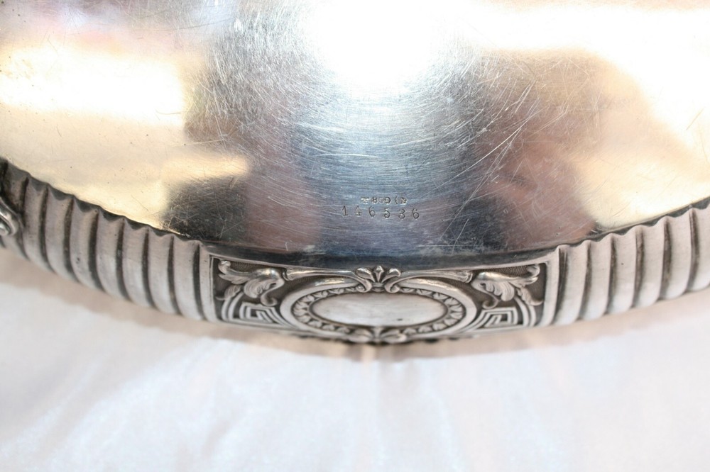 Magnificent 1900 German 800 Continental Silver Dish