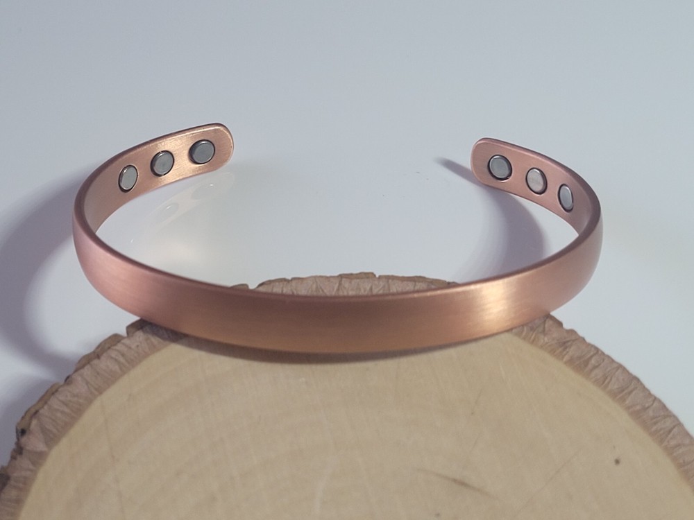 3 Pack Solid Copper Magnetic Bracelet Pure Copper Arthritis Therapy Cuff Bangle