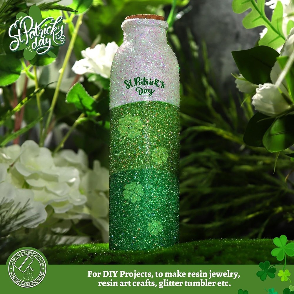 Light Green Holographic Glitter