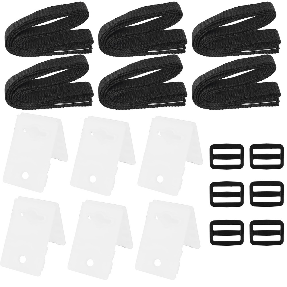 18Pcs Pool Solar Cover Reel Attachment Kit, Width: 10ft to 24ft, 18 Pcs