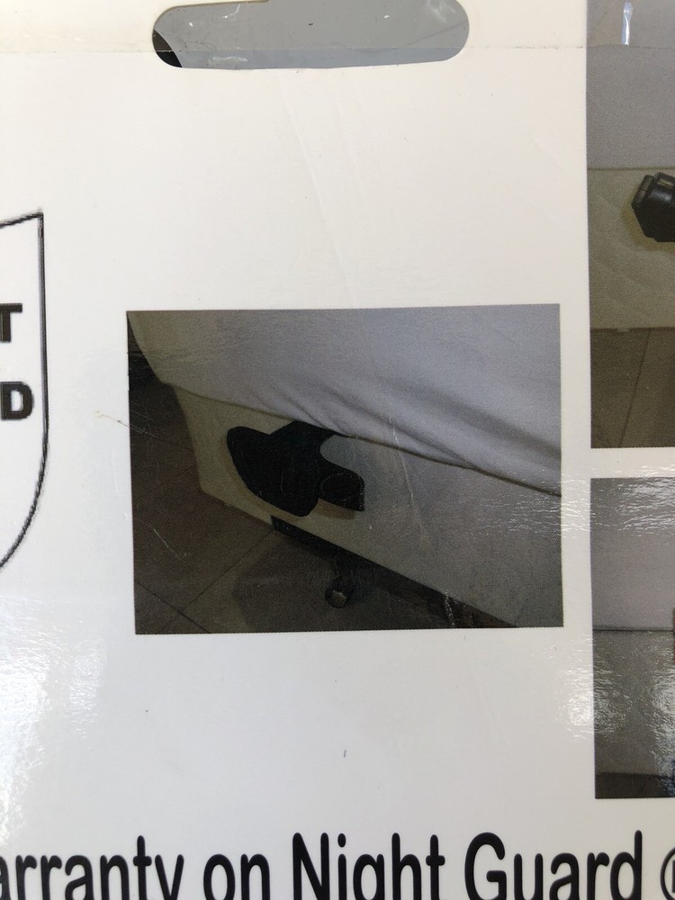 NIGHTGUARD POLY CARBONATE BED MOUNT HOLSTER MISSING FLASHLIGHT