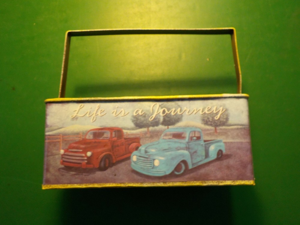 Life is a Journey Tin Box with Handle  (SM T-4)