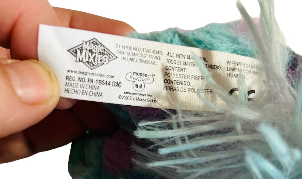 Magic Mixies Magical Misting Interactive Pet Blue Plush Doll Lights Tested Works