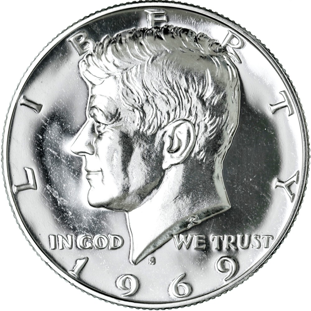 1969 S Proof Set Original Box 40% Silver US Mint 5 Coins