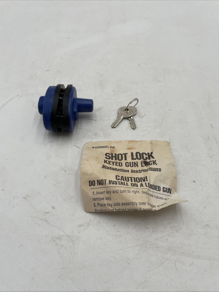 Shot Lock Keyed Gun Lock Keyed Trigger Lock