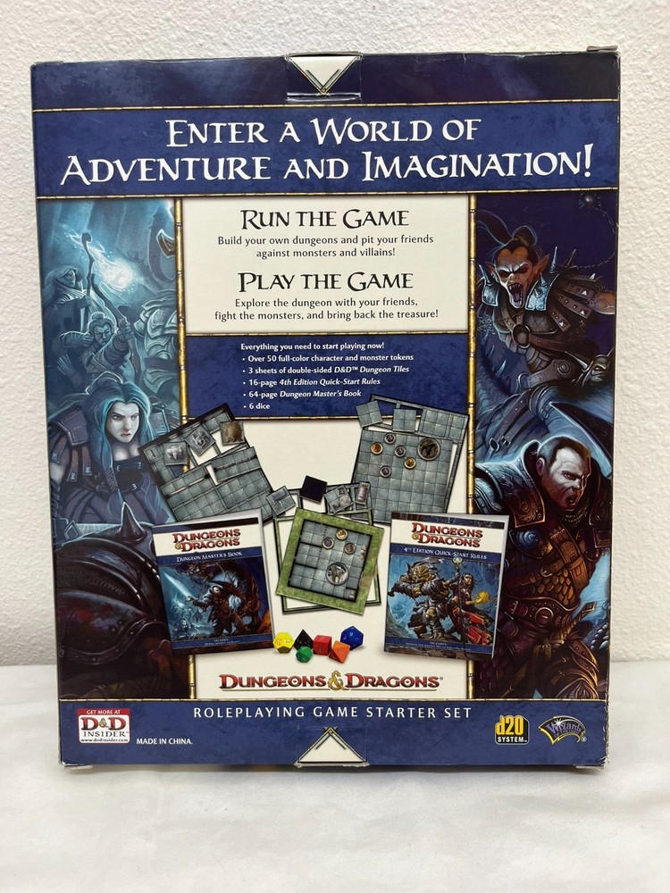 Dungeons and Dragons 4e Roleplaying Game Starter Set - Boxed Set