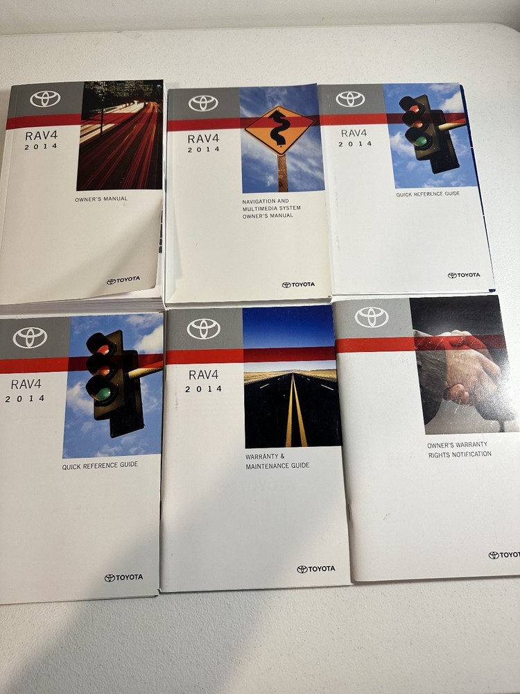 2014 Toyota RAV4 Owner's Manual Set
