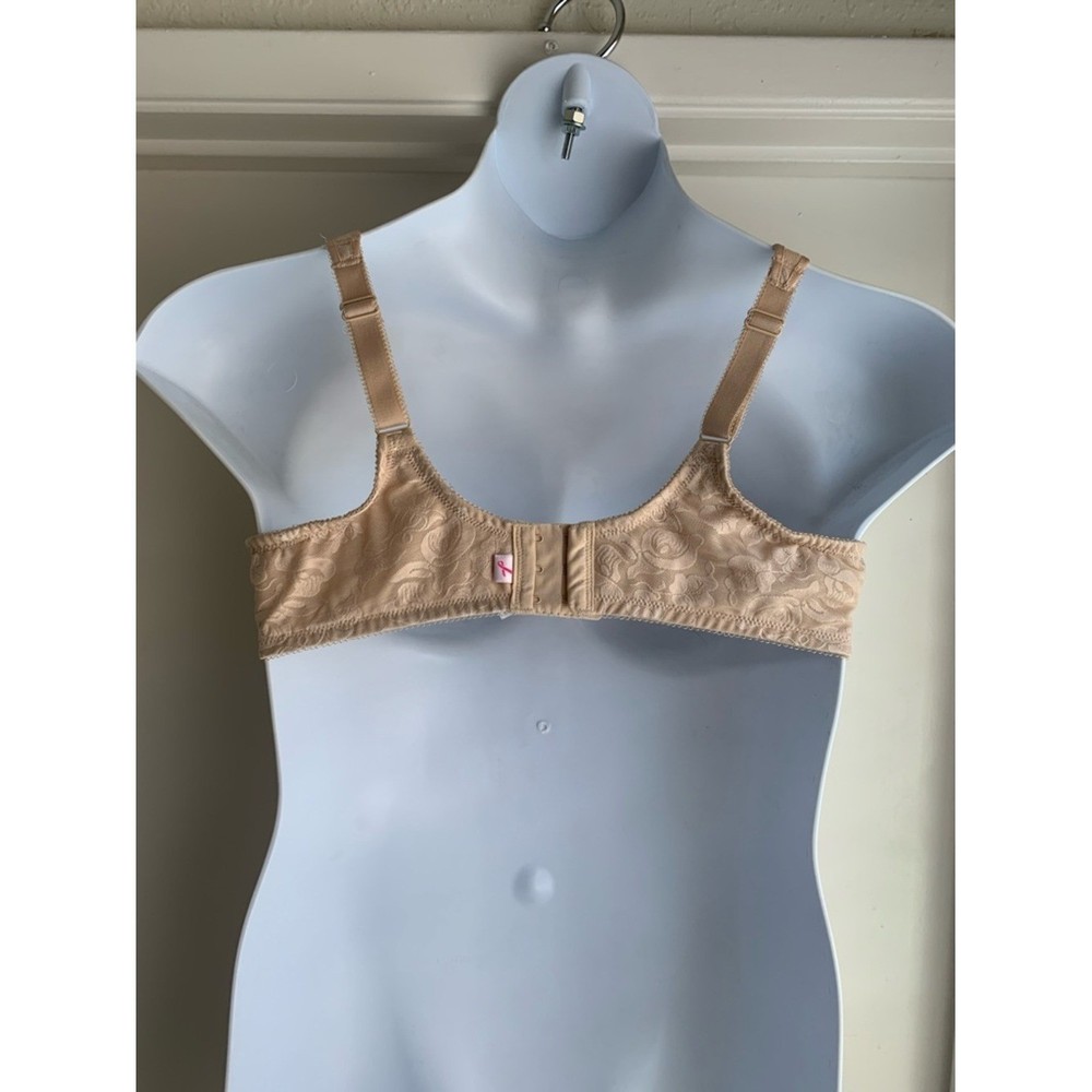Wacoal Beige Lace Full Coverage Underwire Bra 44C