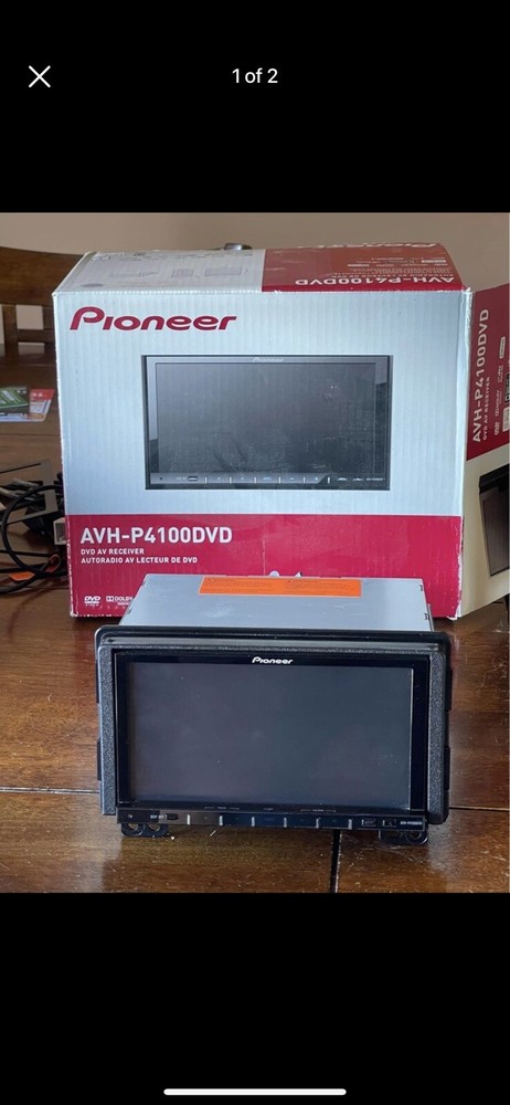 Pioneer double din DVD head unit